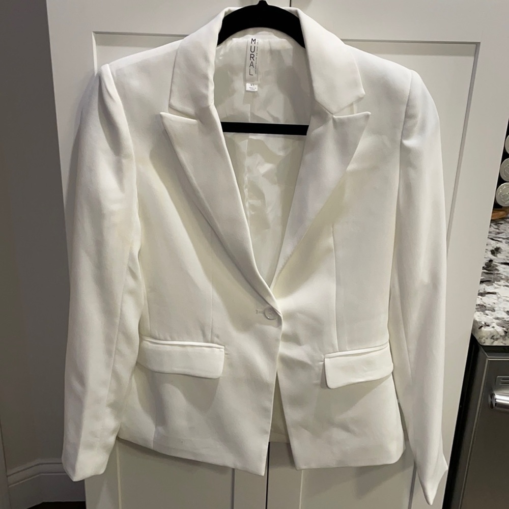 White blazer